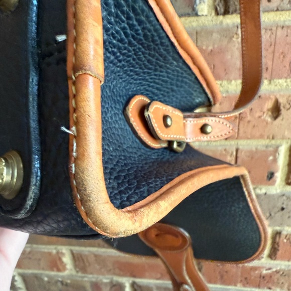 Vintage 1990s Dooney & Bourke Essex Black Pebble Purse - Picture 9 of 12